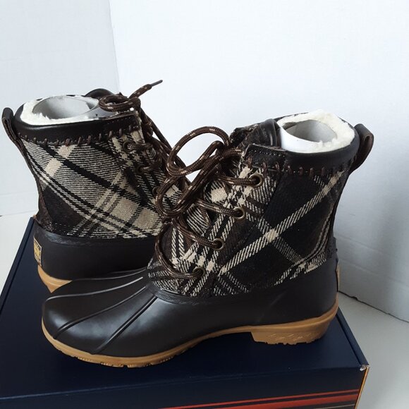 Pendleton Women's Winter Duck Boot size 6M Plaid Shoes - Picture 7 of 11